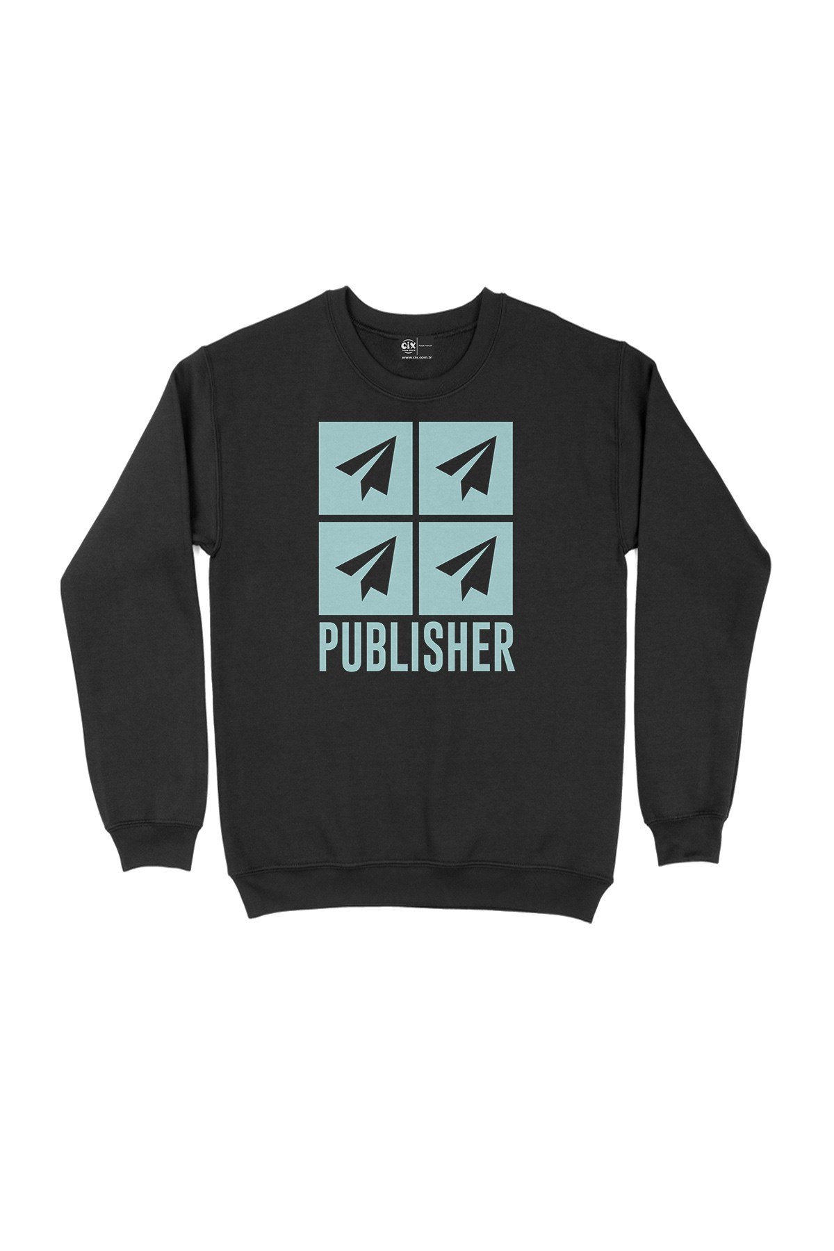 Publisher Siyah Sweatshirt