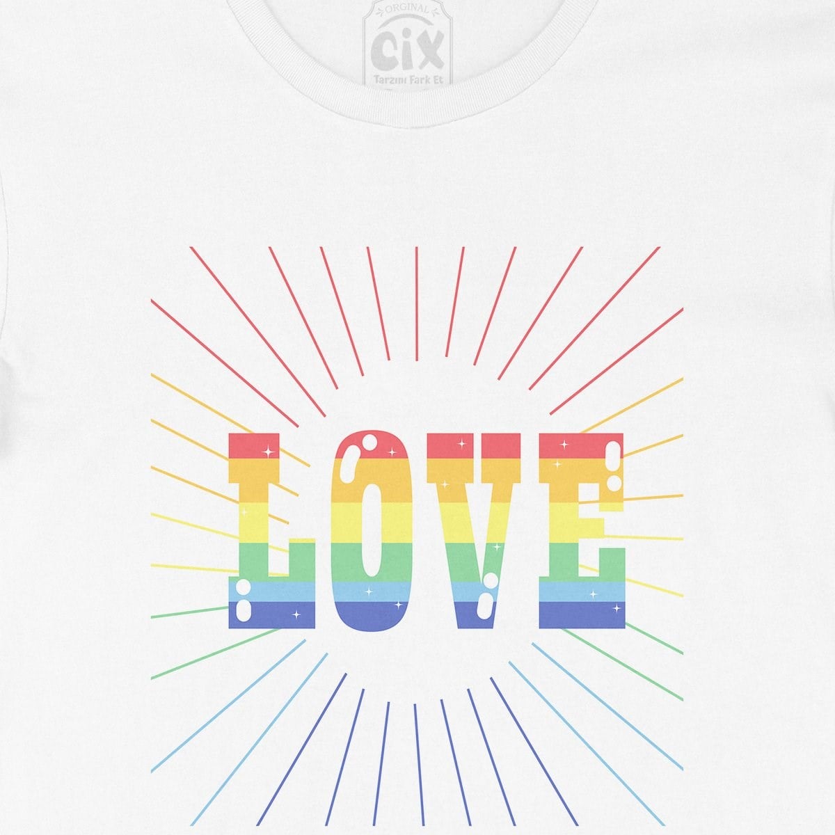 Rainbow Love Tişört