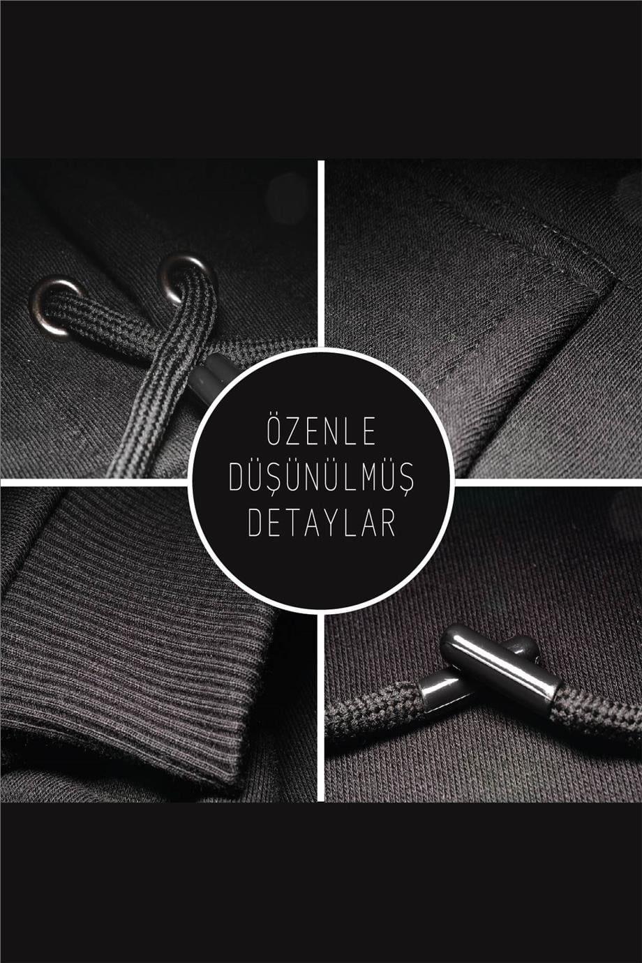 Redemption Minimal Kapşonlu Sweatshirt Hoodie Redemption Minimal Kapşonlu Sweatshirt Hoodie - Ücretsiz Kargo
