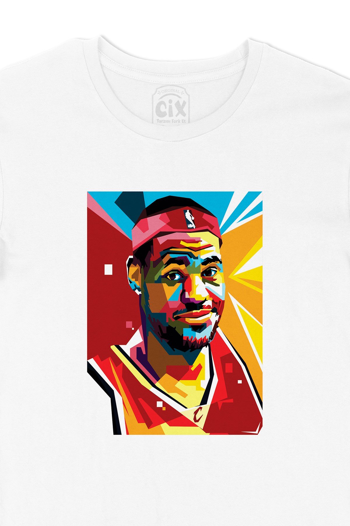 Renkli Lebron James Tişört