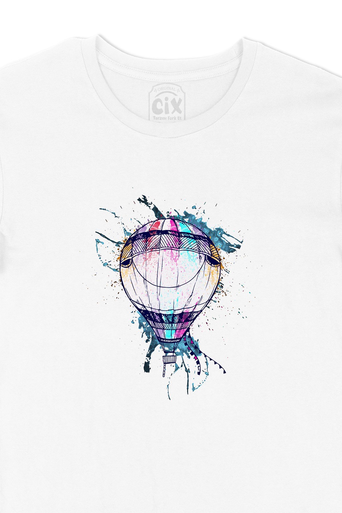 Renkli Uçan Balon Tişört