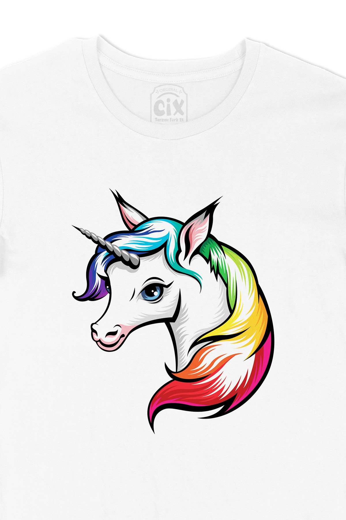 Renkli Unicorn Tişört