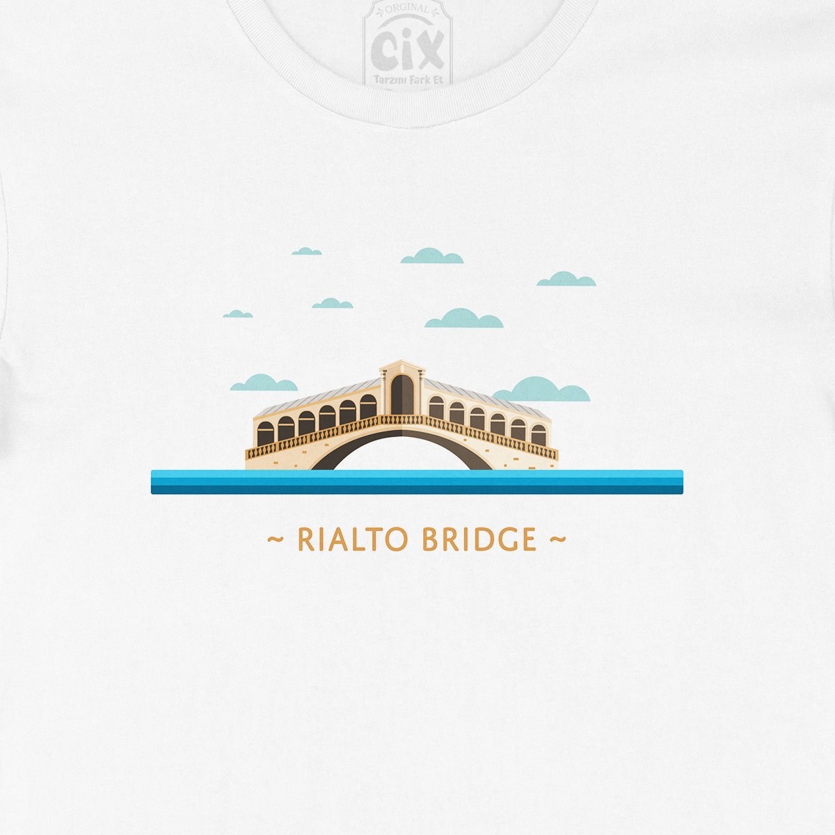 Rialto Köprüsü Tişört