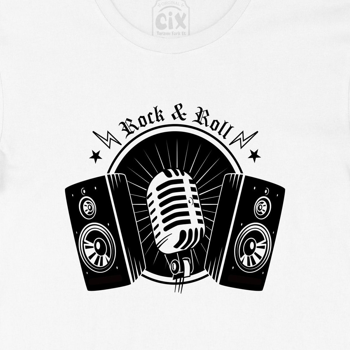 Rock And Roll Müzik Tişört