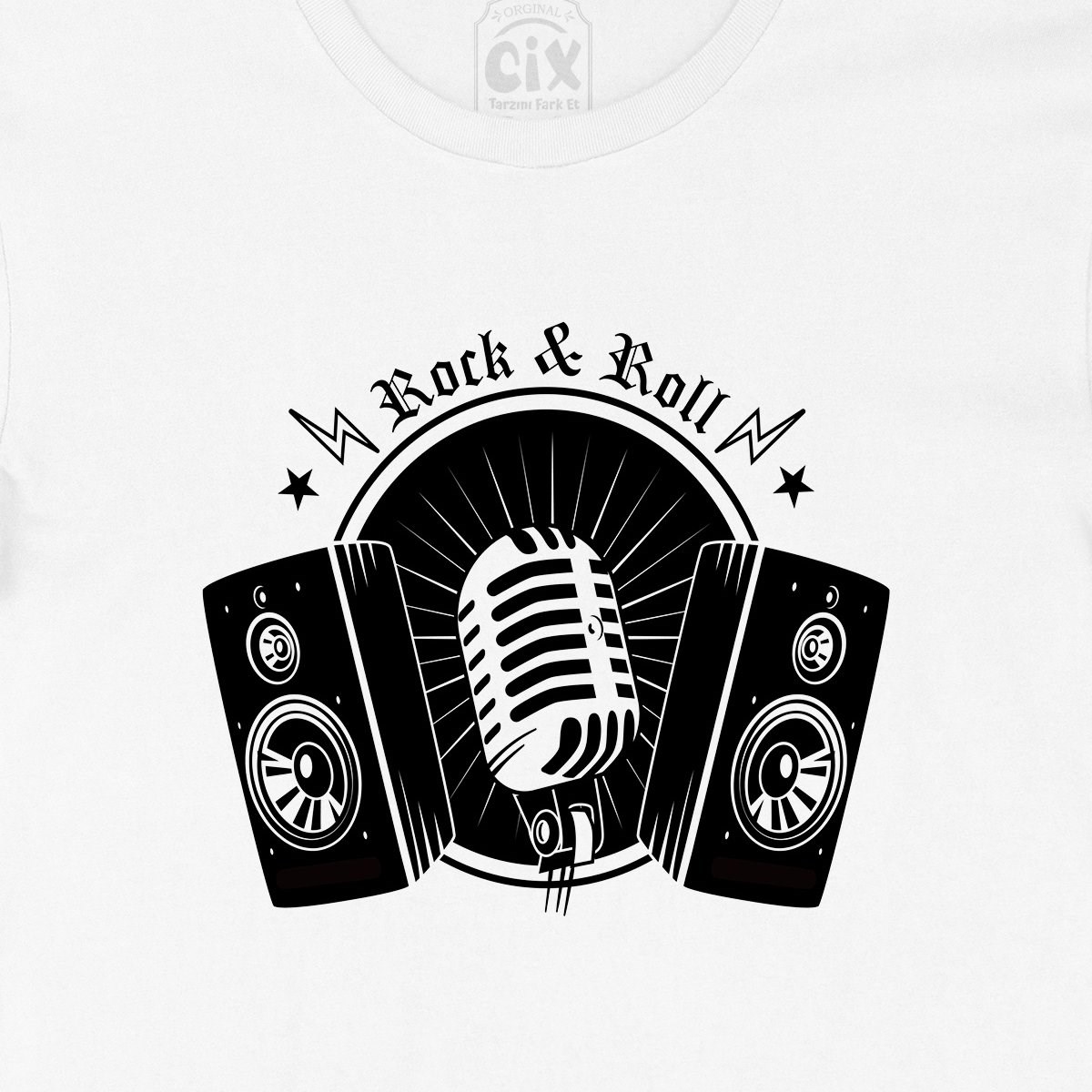 Rock And Roll Müzik Tişört