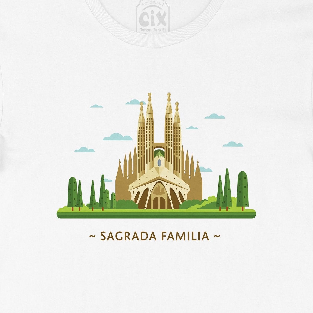 Sagrada Familia Tişört