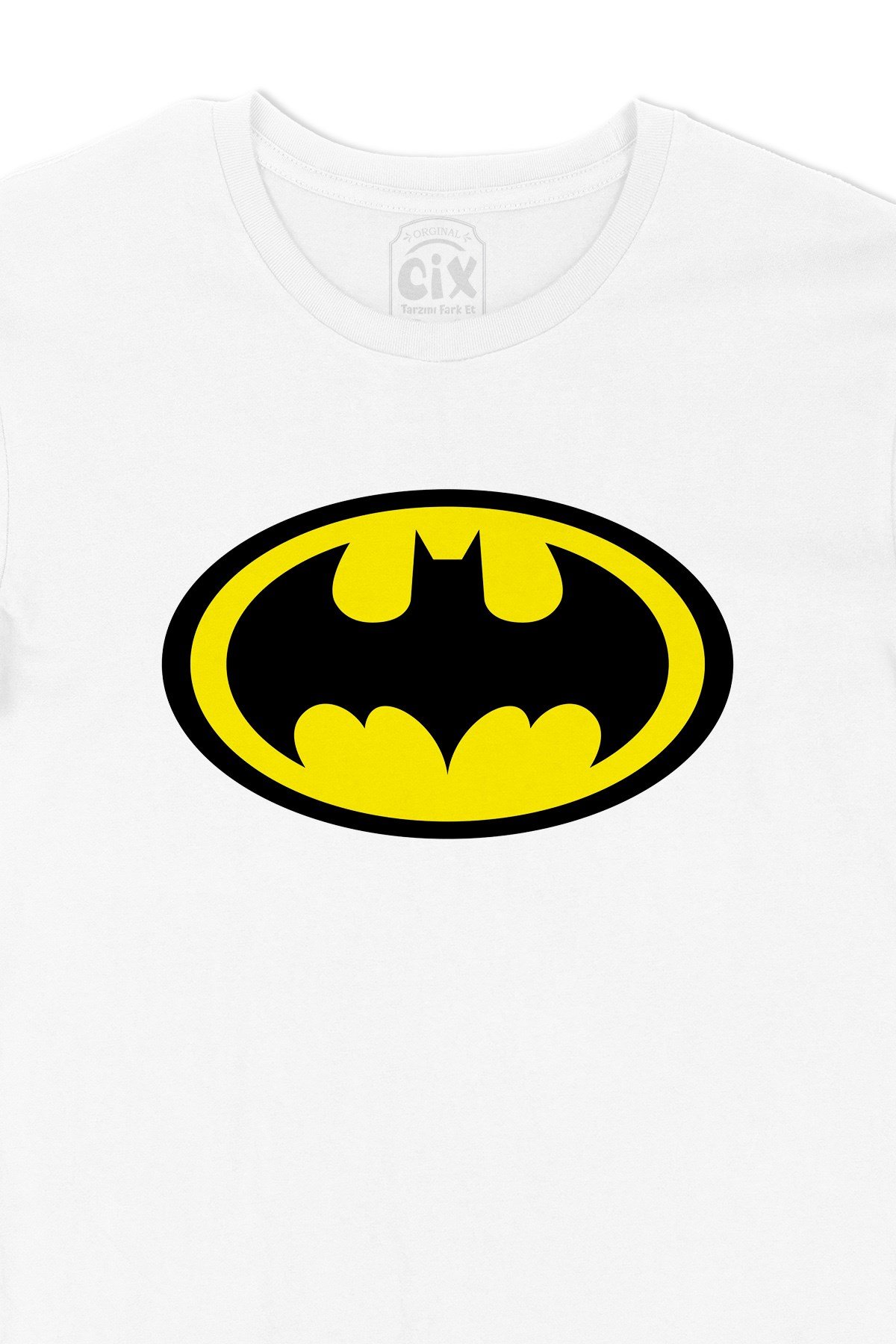 Sarı Batman Logolu Tişört