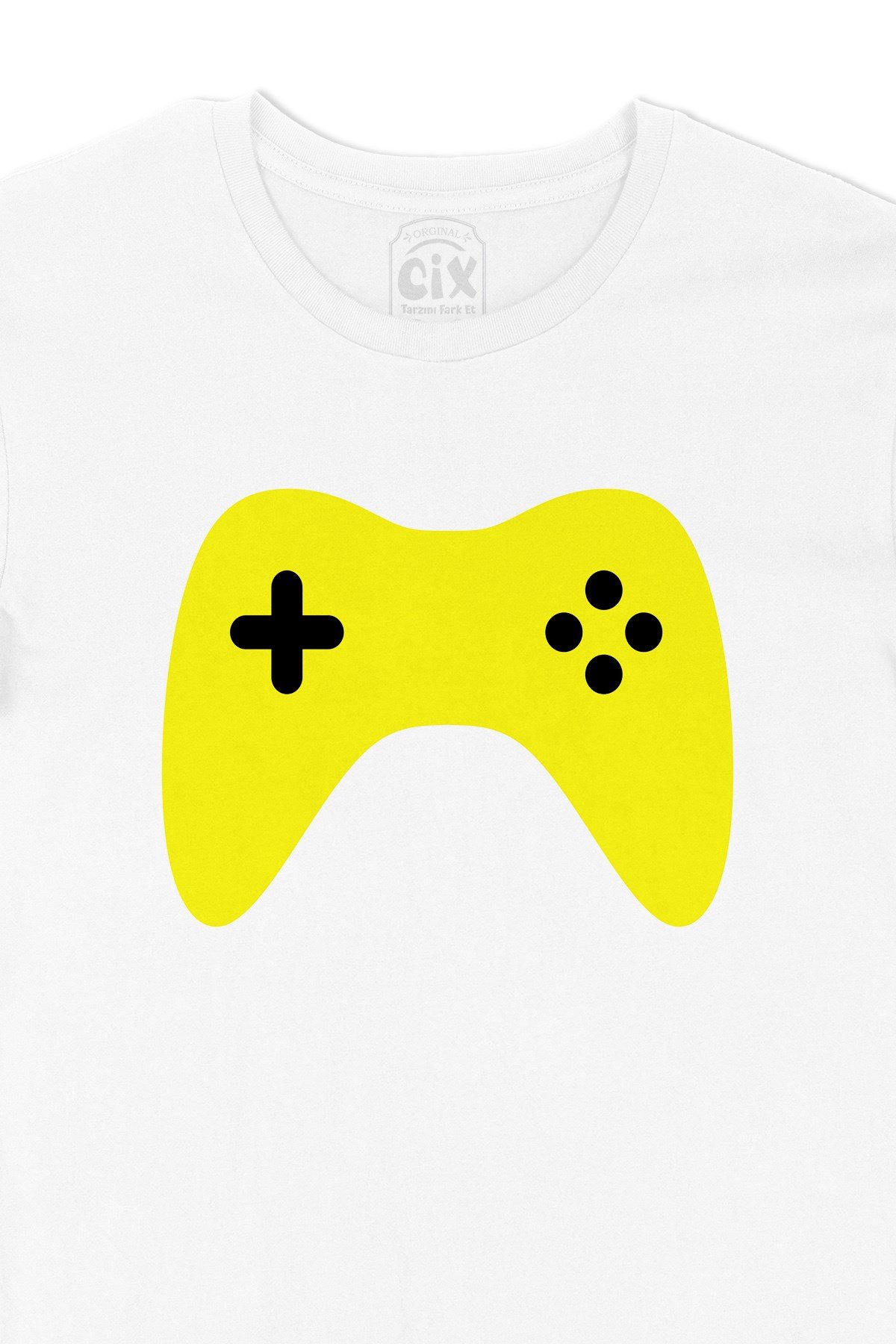 Sarı Joystick Tişört