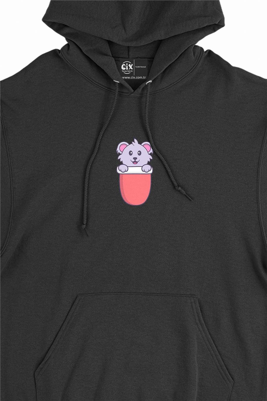 Sevimli Koala Minimal Kapşonlu Sweatshirt Hoodie Sevimli Koala Minimal Kapşonlu Sweatshirt Hoodie - Ücretsiz Kargo