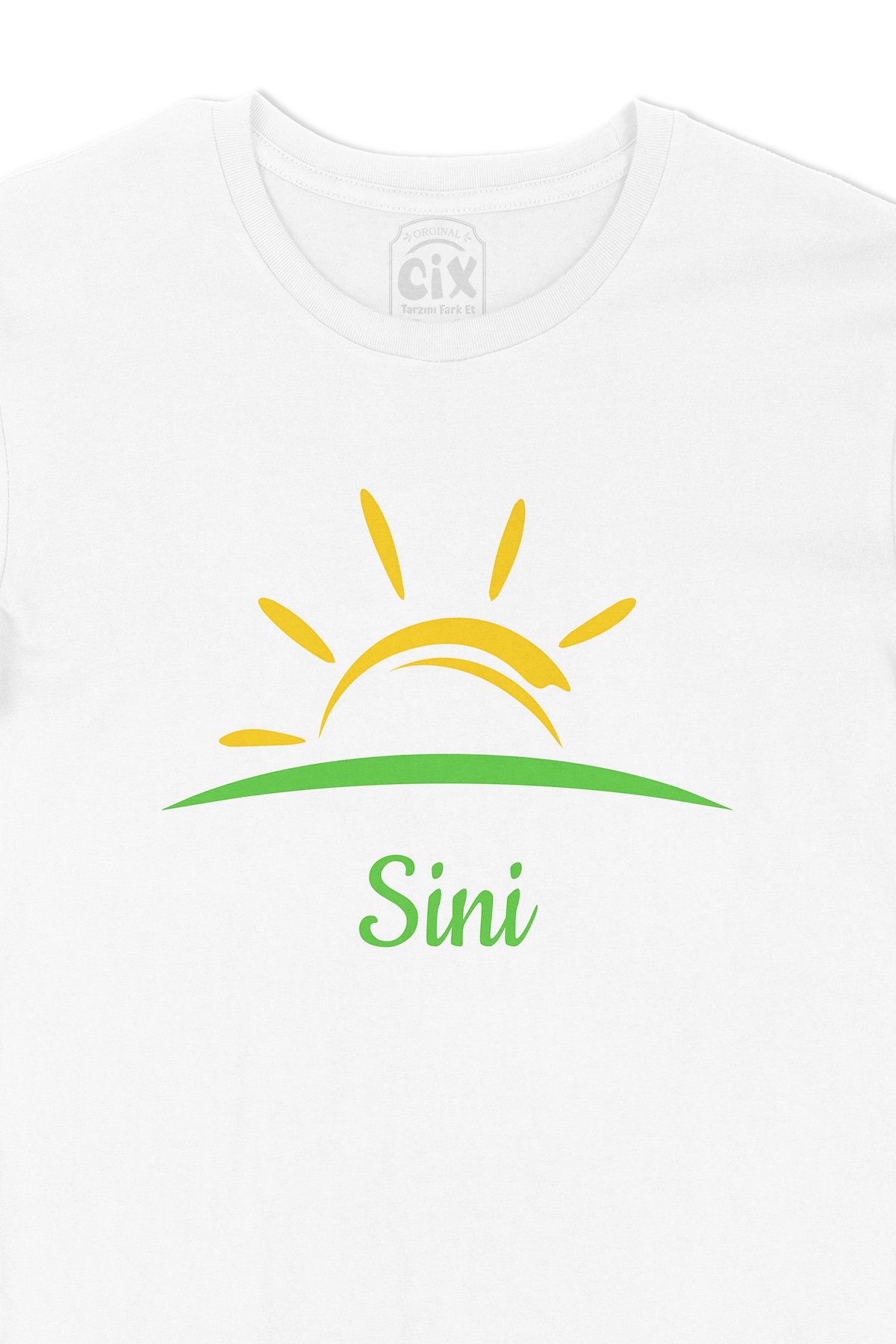 Sini Hindistan Güneş Logolu Tişört
