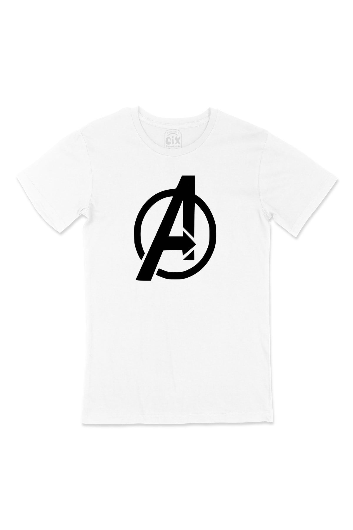 Siyah Avengers Logolu Tişört
