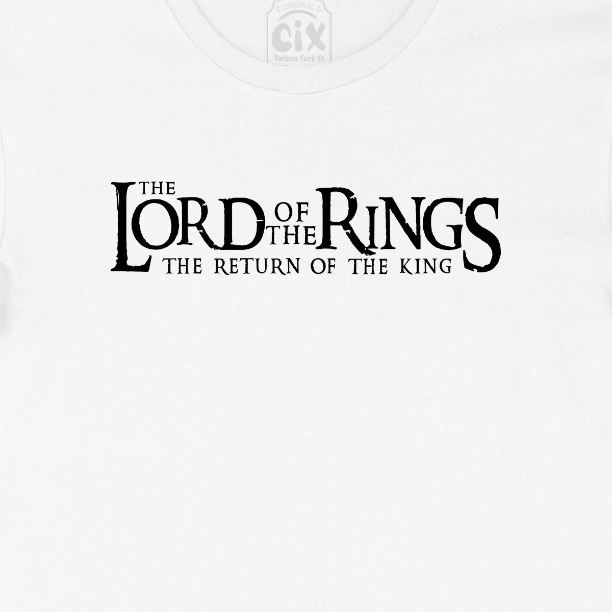 Siyah Lord Of The Rings Return Tişört