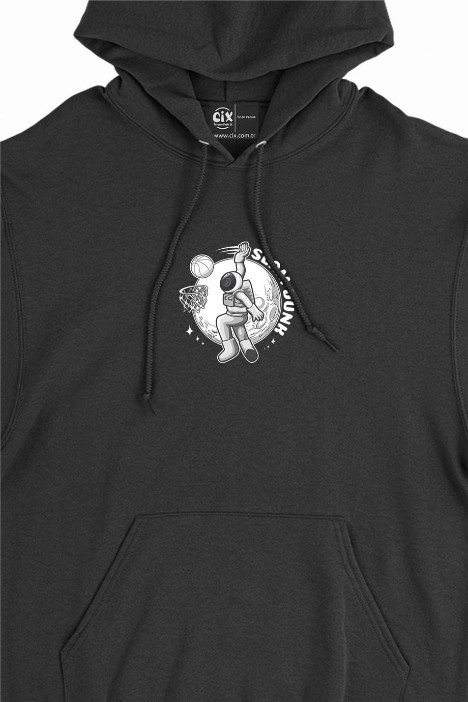 Slam Dunk Basketbolcu Astronot Minimal Kapşonlu Sweatshirt Hoodie Slam Dunk Basketbolcu Astronot Minimal Kapşonlu Sweatshirt Hoodie - Ücretsiz Kargo