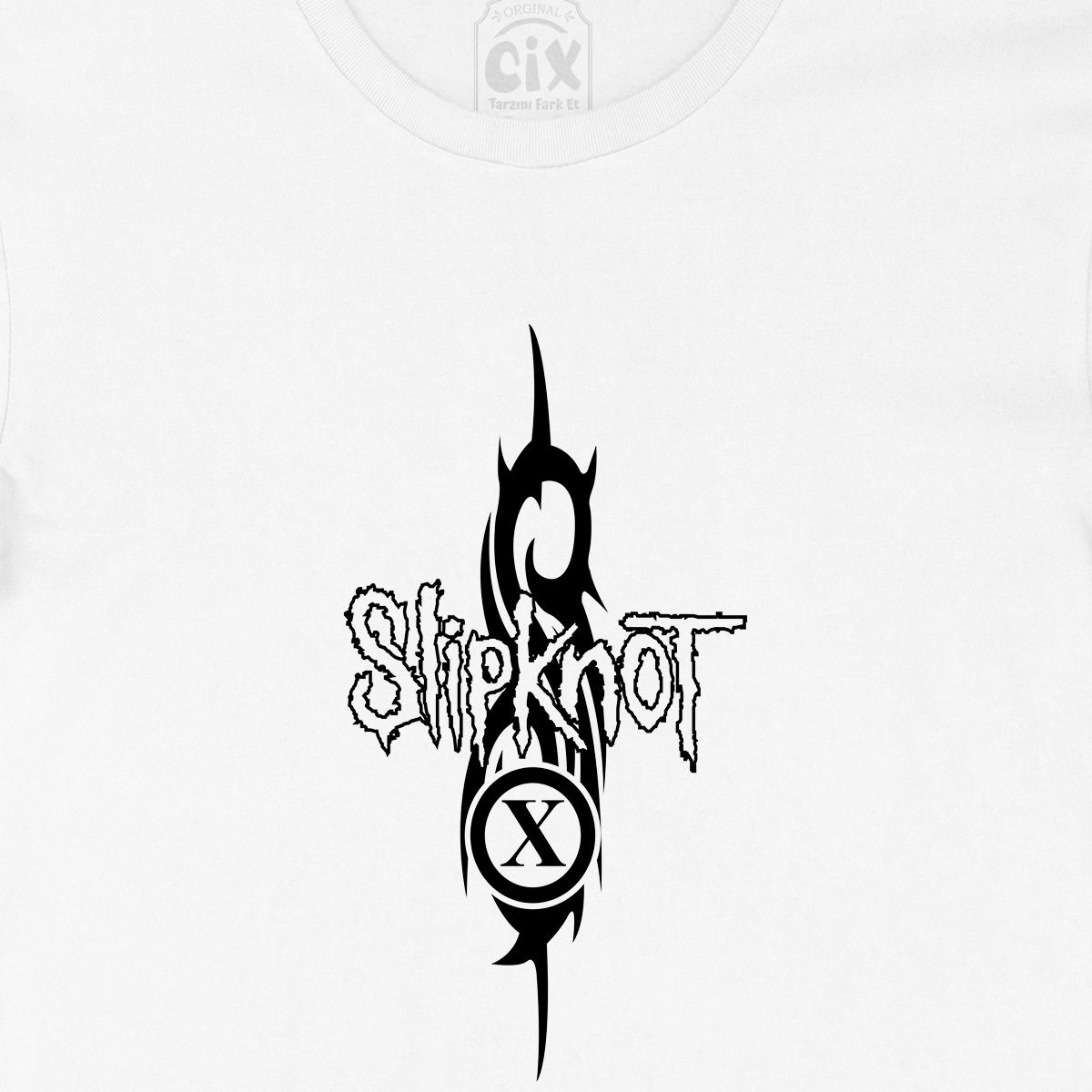 Slipknot Logo Tasarımlı Tişört
