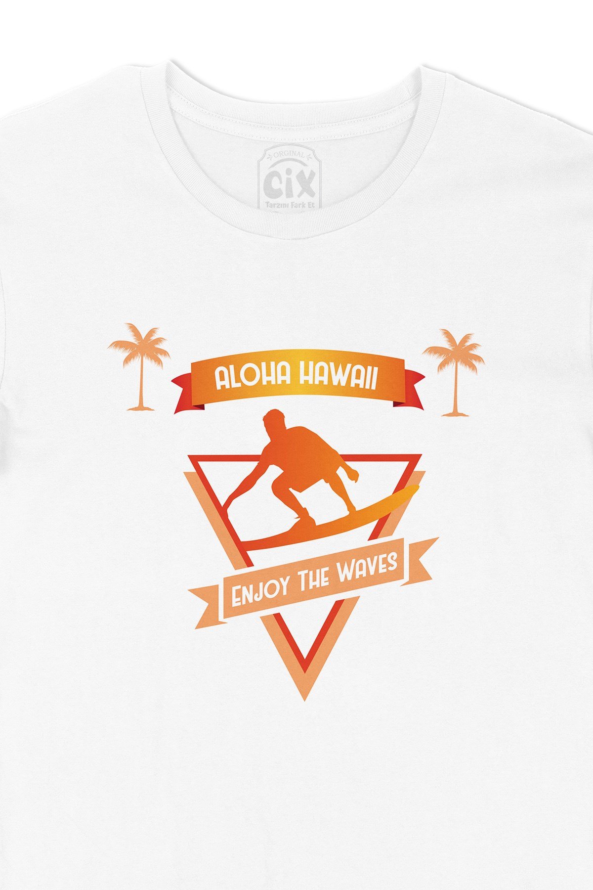 Sörf Aloha Hawaii Tişört
