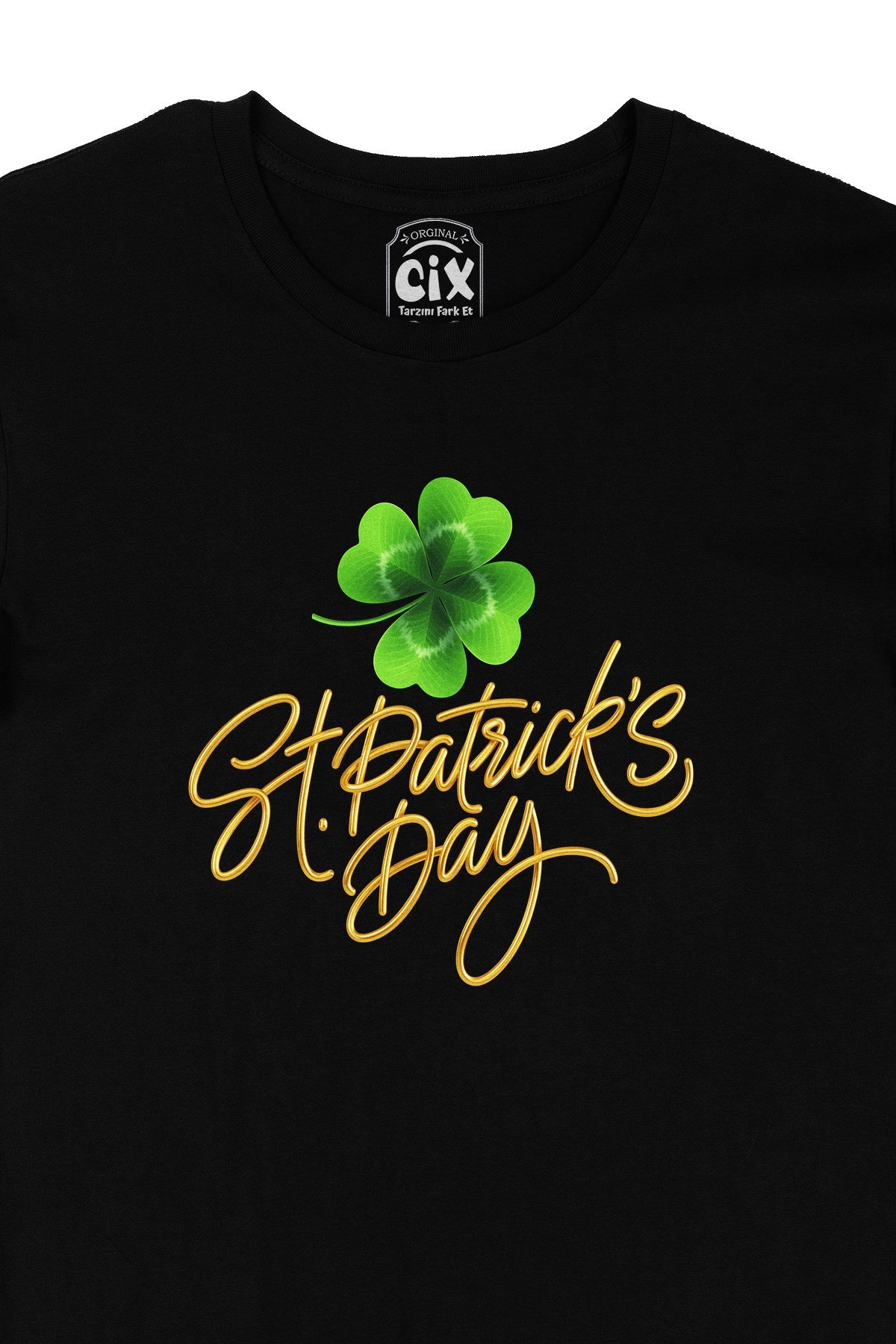 St Patricks Day Siyah Tişört