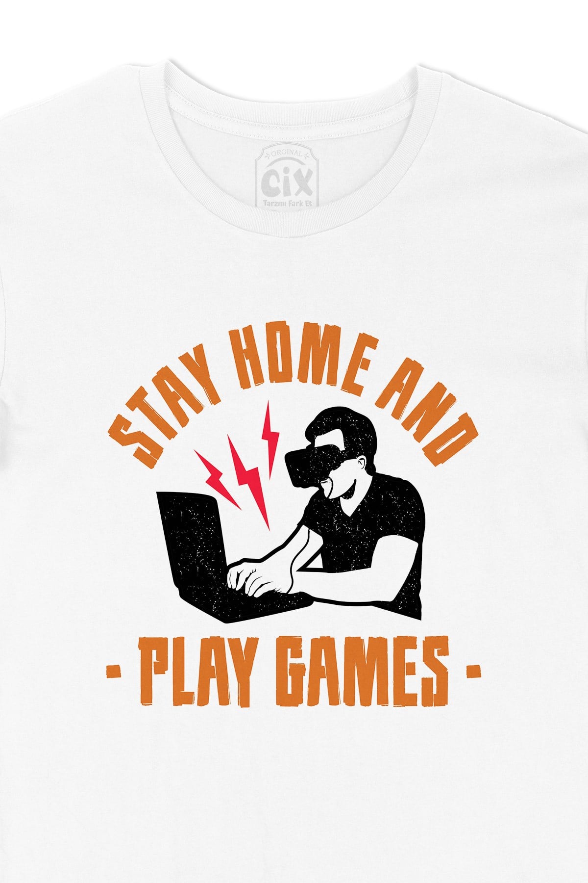 Stay Home Play Game Tişört