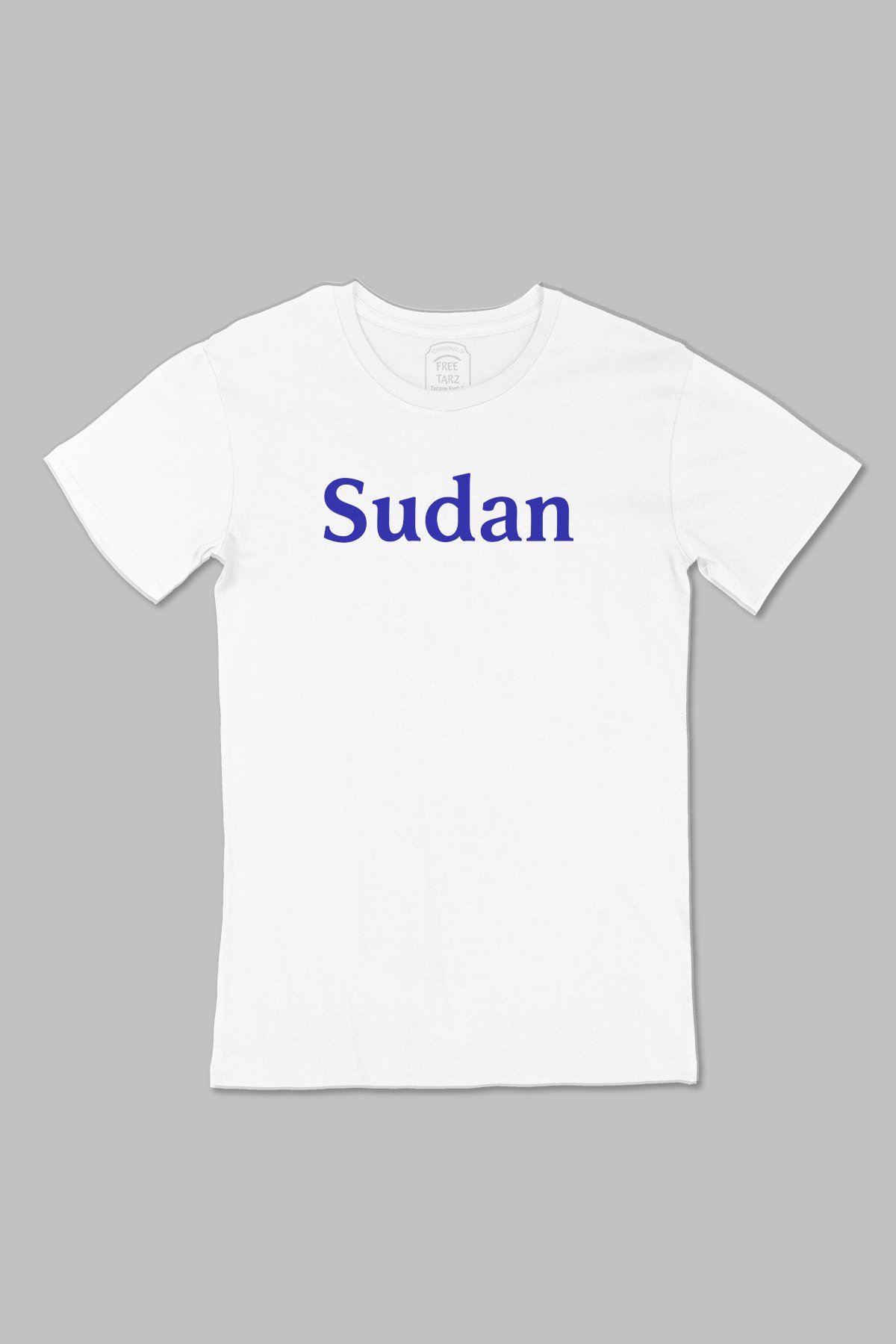 Sudan Büyük Baskılı Beyaz Tişört Sudan Büyük Baskılı Beyaz Tişört - Ücretsiz Kargo