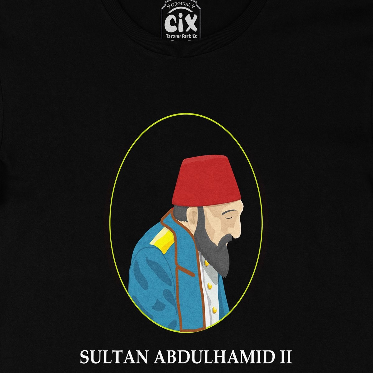 Sultan Abdulhamit Siyah Tişört