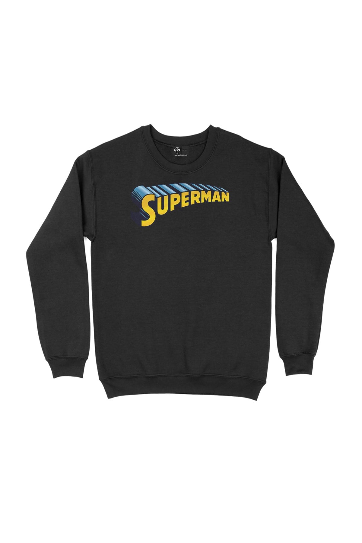 Superman Siyah Sweatshirt
