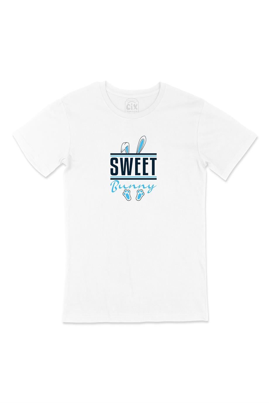 Sweet Bunny Tavşan Beyaz Tişört
