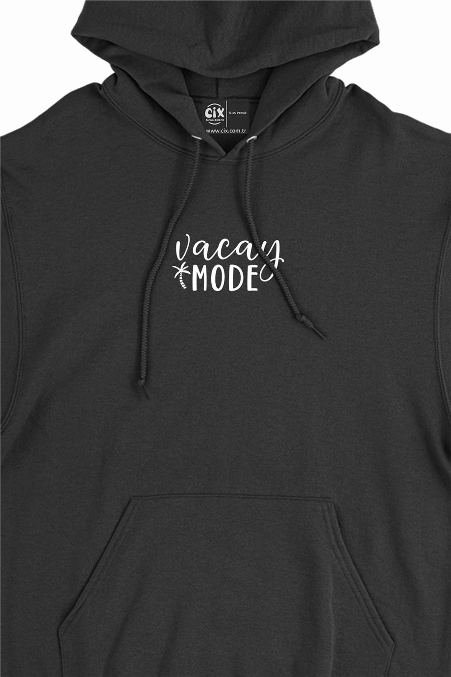 Tatil Modu  Minimal Kapşonlu Sweatshirt Hoodie Tatil Modu  Minimal Kapşonlu Sweatshirt Hoodie - Ücretsiz Kargo