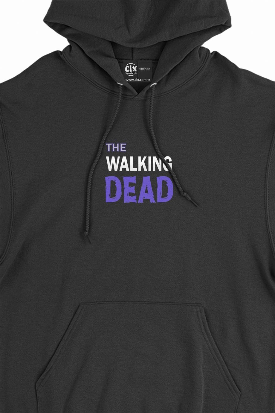 The Walking Dead Minimal Kapşonlu Sweatshirt Hoodie The Walking Dead Minimal Kapşonlu Sweatshirt Hoodie - Ücretsiz Kargo