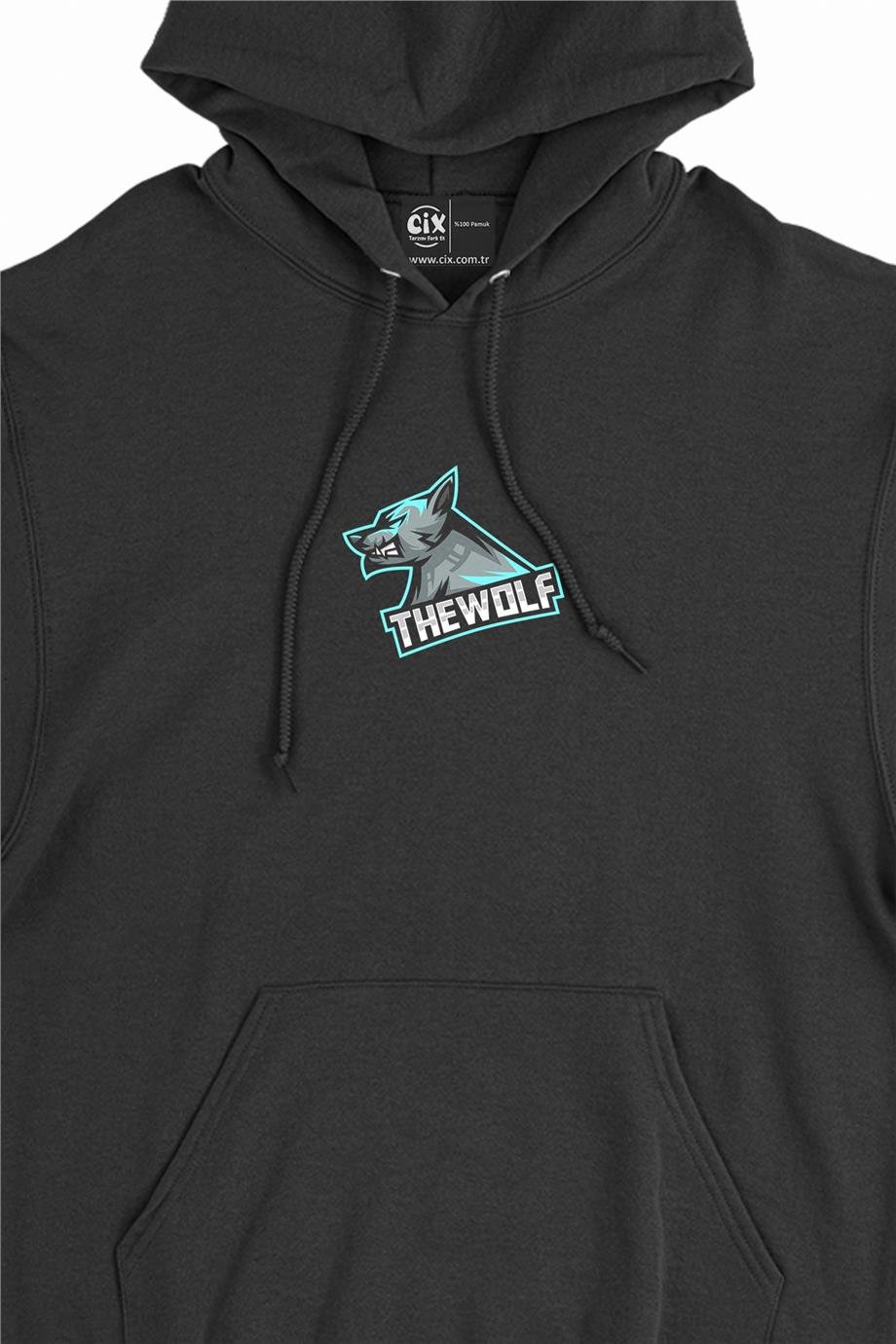 The Wolf Kurt Minimal Kapşonlu Sweatshirt Hoodie The Wolf Kurt Minimal Kapşonlu Sweatshirt Hoodie - Ücretsiz Kargo