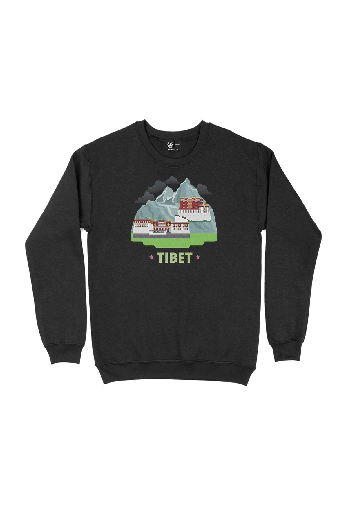 Tibet Siyah Sweatshirt