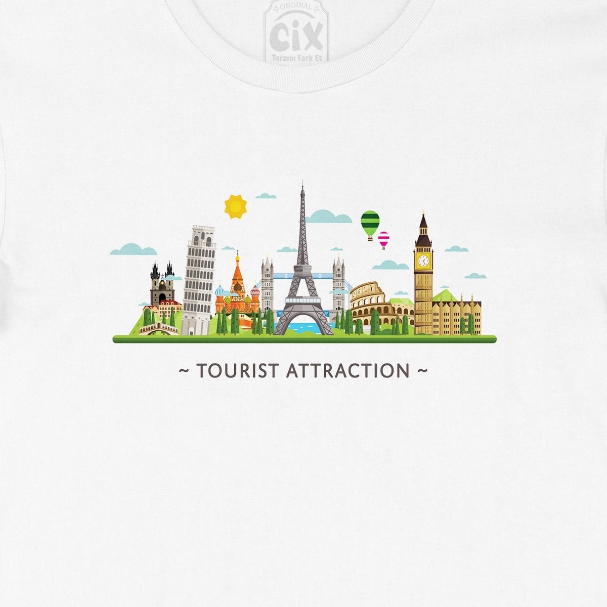 Tourist Attraction Tişört