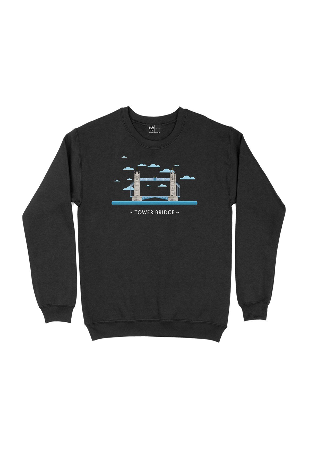 Tower Bridge Siyah Sweatshirt