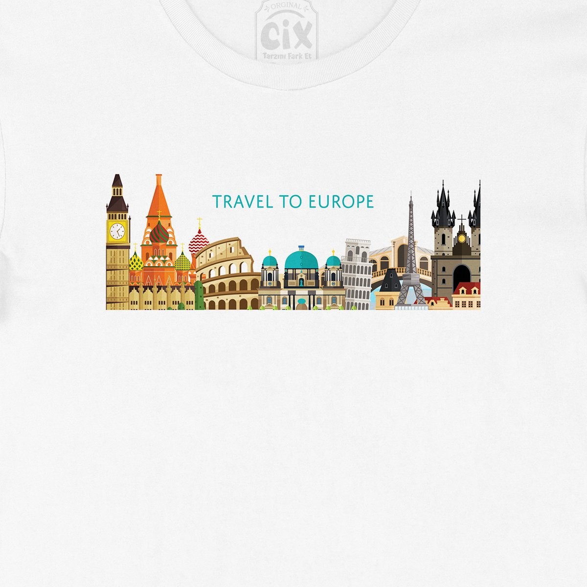 Travel To Europe Tişört