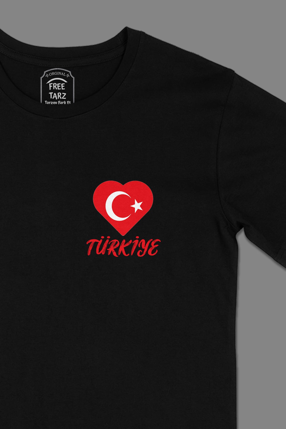 Türkiye Baskılı Cep Tasarım Siyah Tişört Türkiye Baskılı Cep Tasarım Siyah Tişört - Ücretsiz Kargo