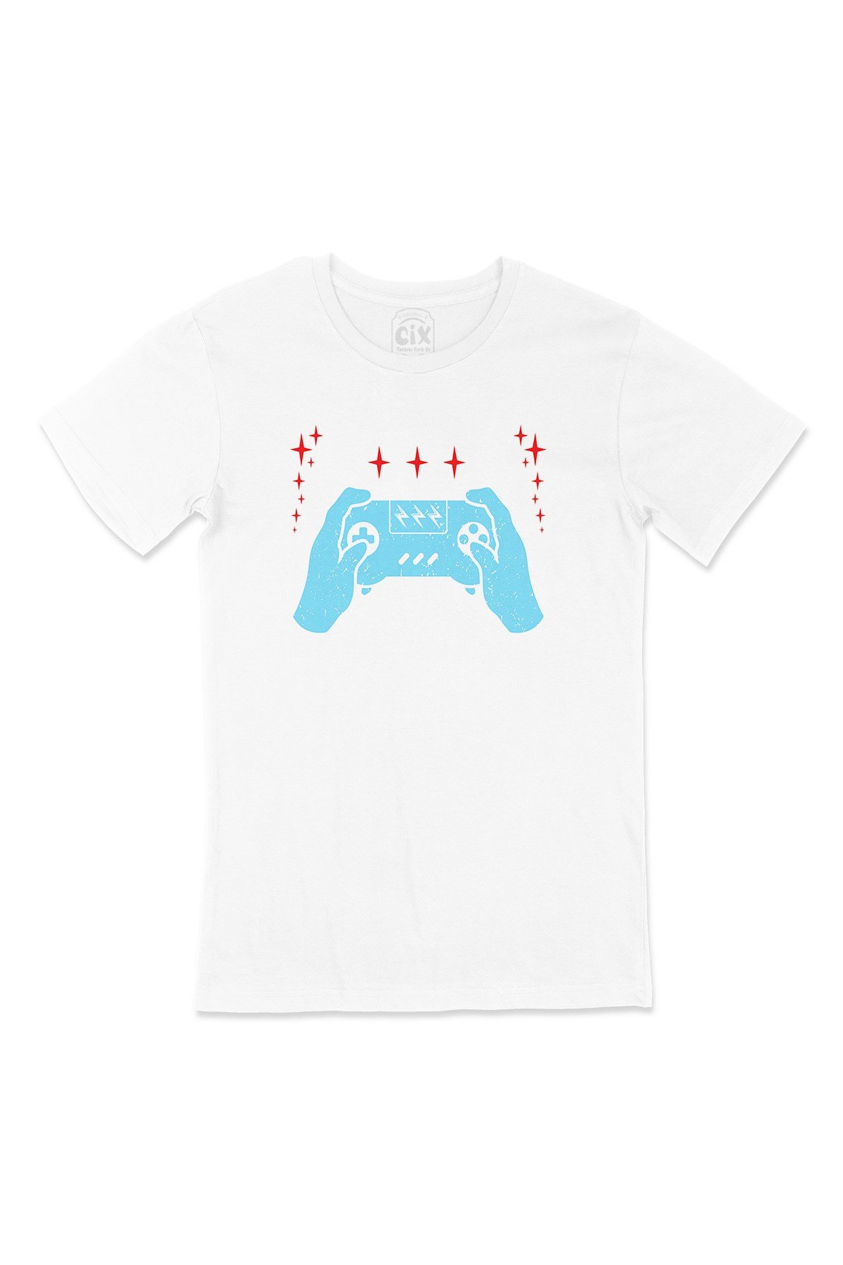 Turkuaz Joystick Tişört