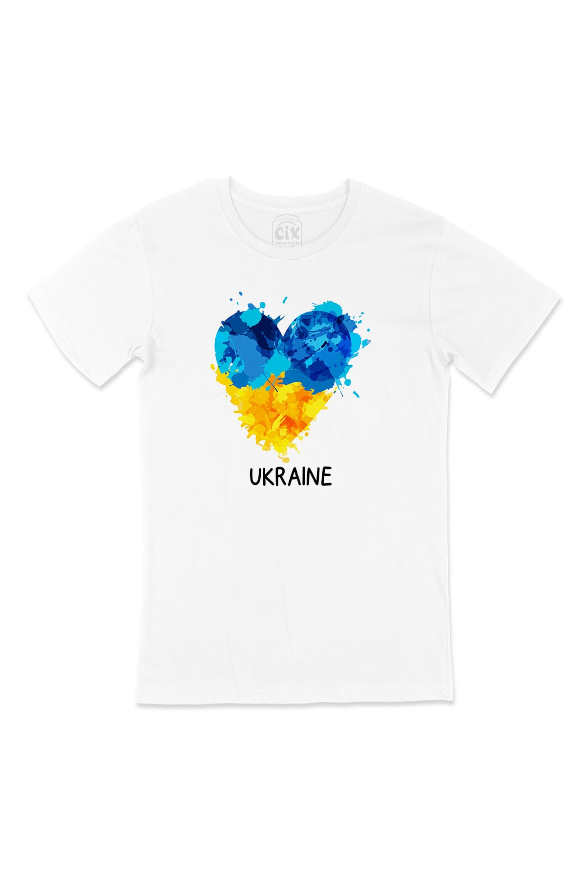 Ukraine Ukrayna Kalpli Tişört