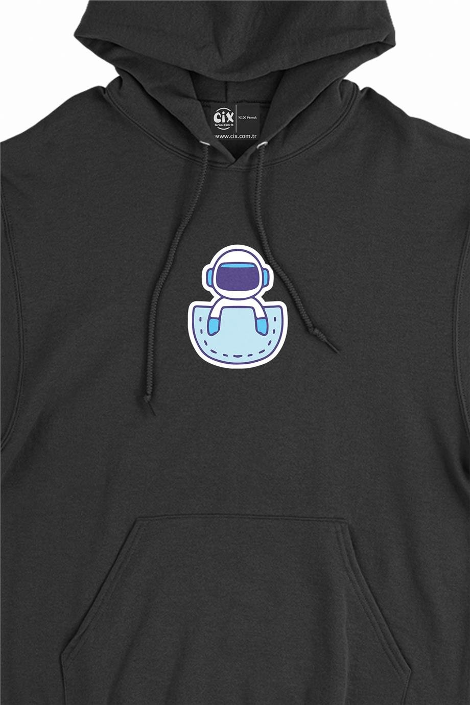 Uzaylı Minimal Kapşonlu Sweatshirt Hoodie Uzaylı Minimal Kapşonlu Sweatshirt Hoodie - Ücretsiz Kargo