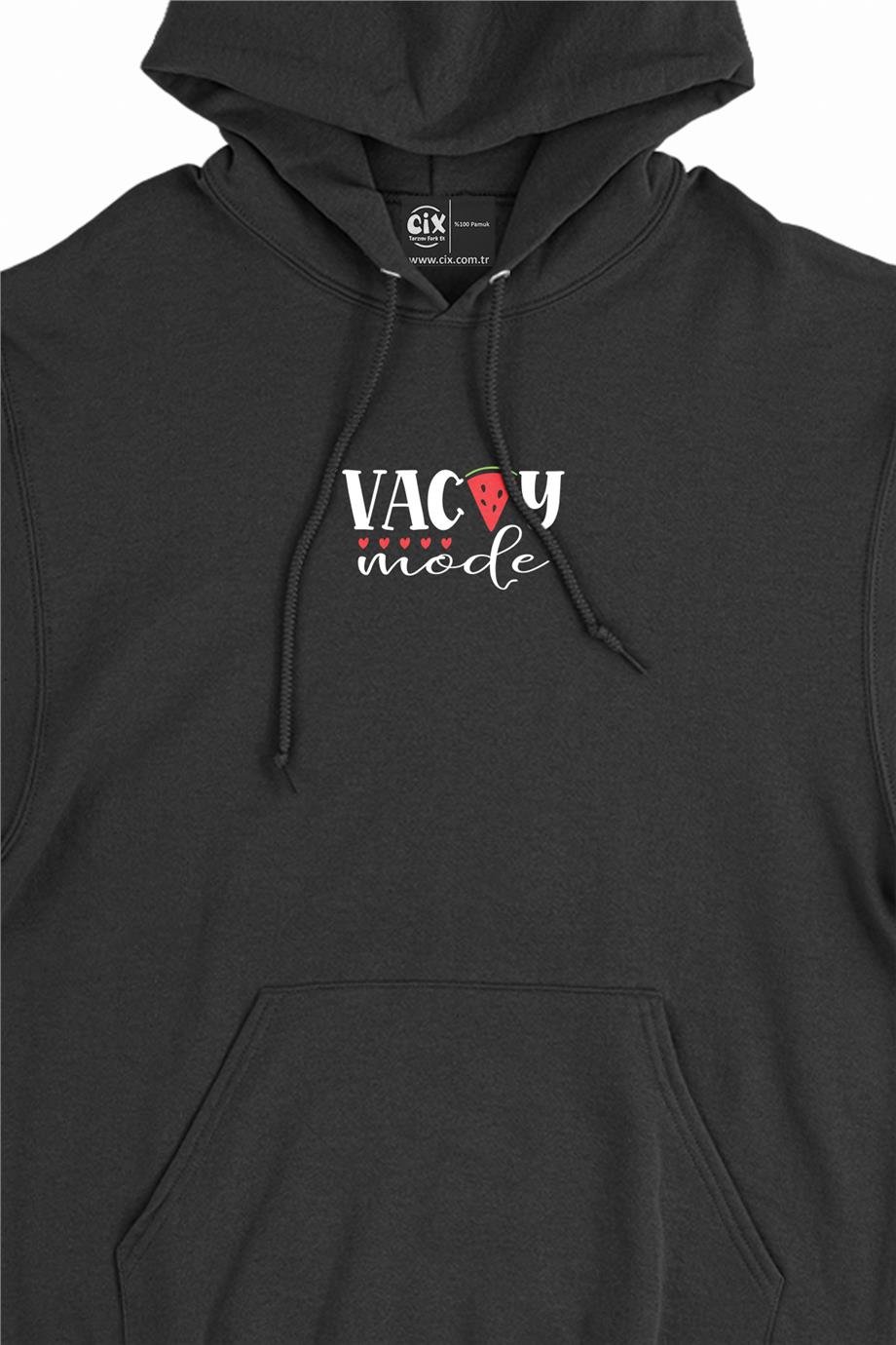 Vacay Mode Minimal Kapşonlu Sweatshirt Hoodie Vacay Mode Minimal Kapşonlu Sweatshirt Hoodie - Ücretsiz Kargo