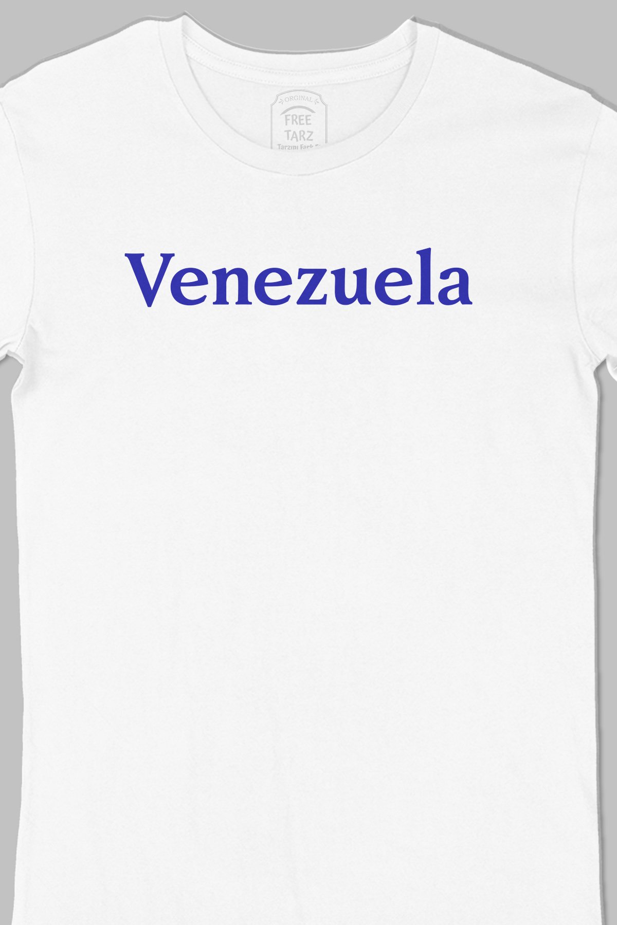 Venezuela Büyük Baskılı Beyaz Tişört Venezuela Büyük Baskılı Beyaz Tişört - Ücretsiz Kargo