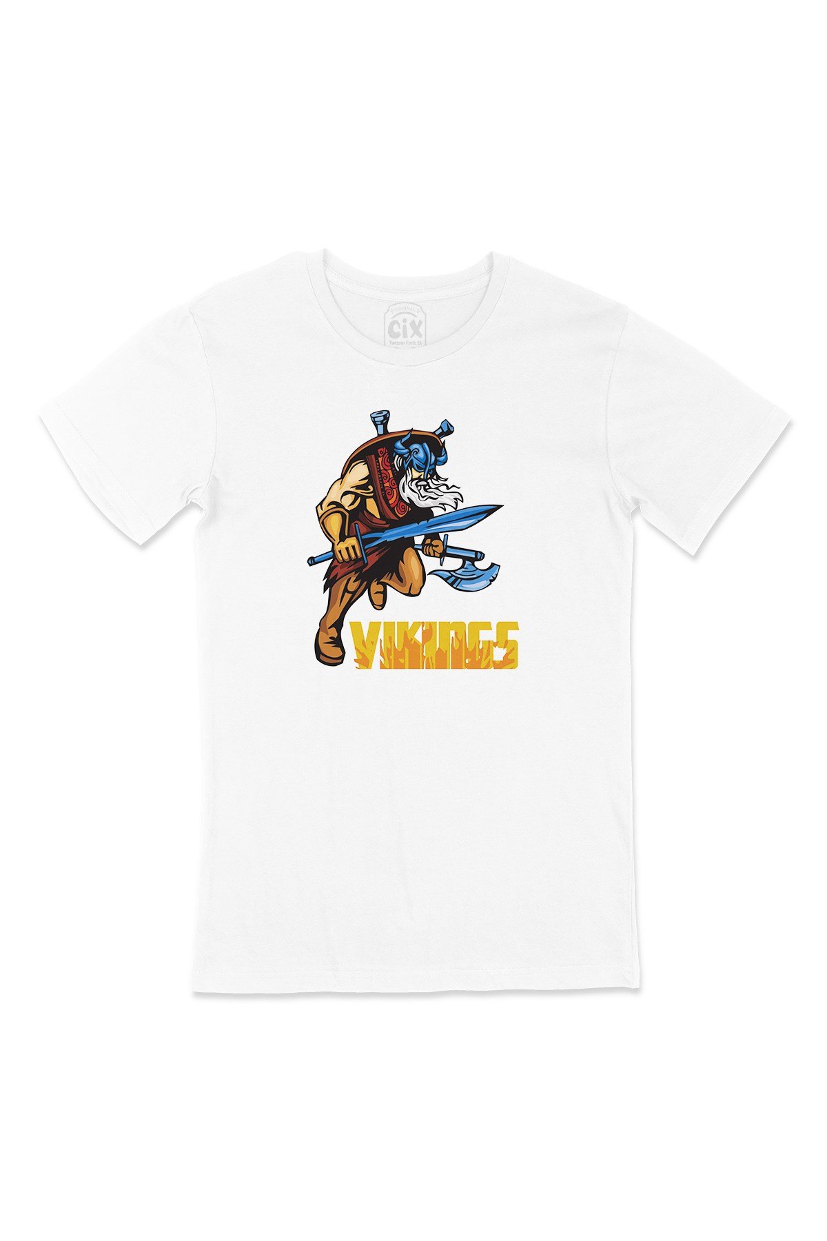 Vikings Kılınç ve Balta Tişört
