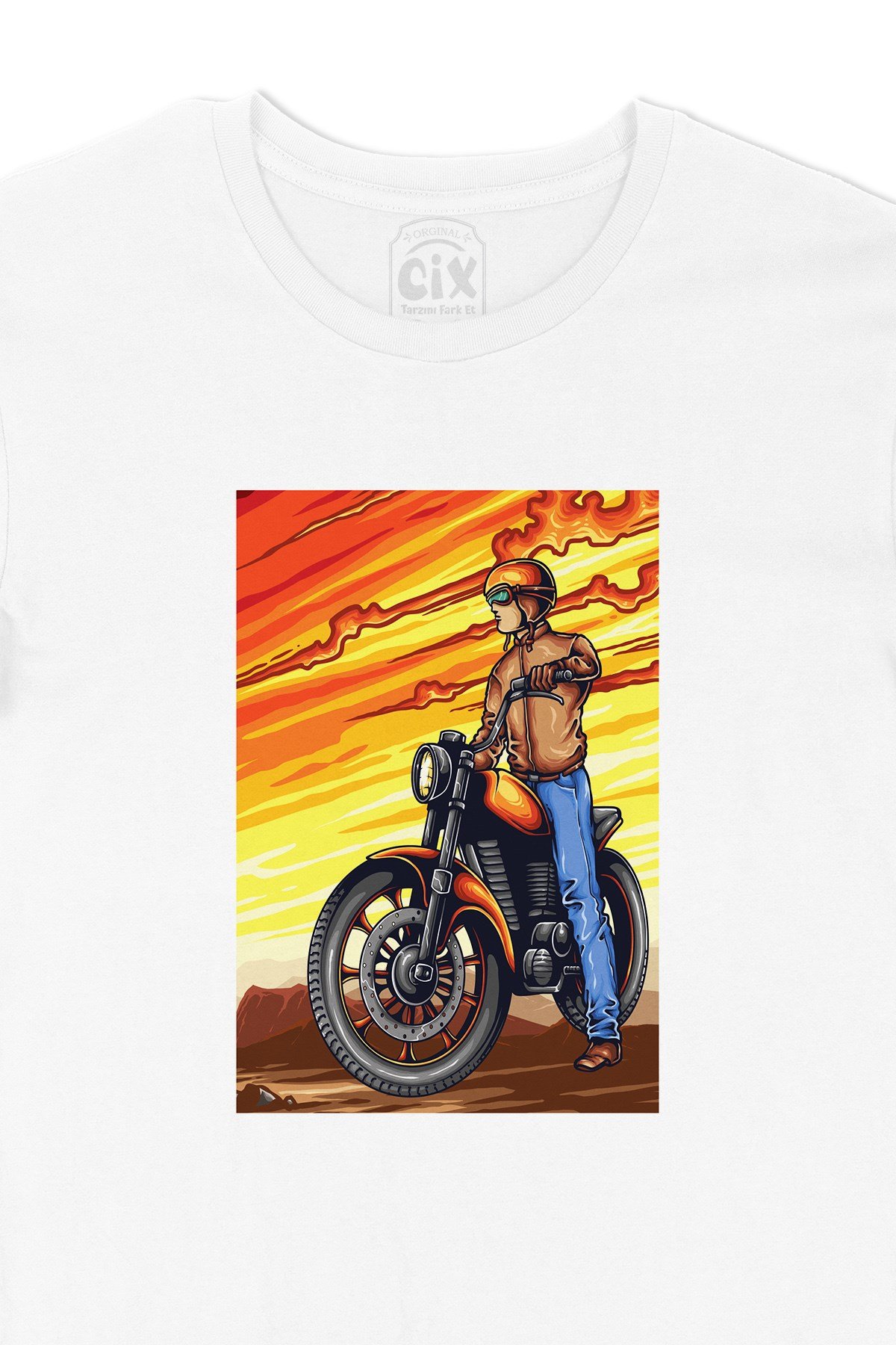 Vintage Moto Racer Tişört