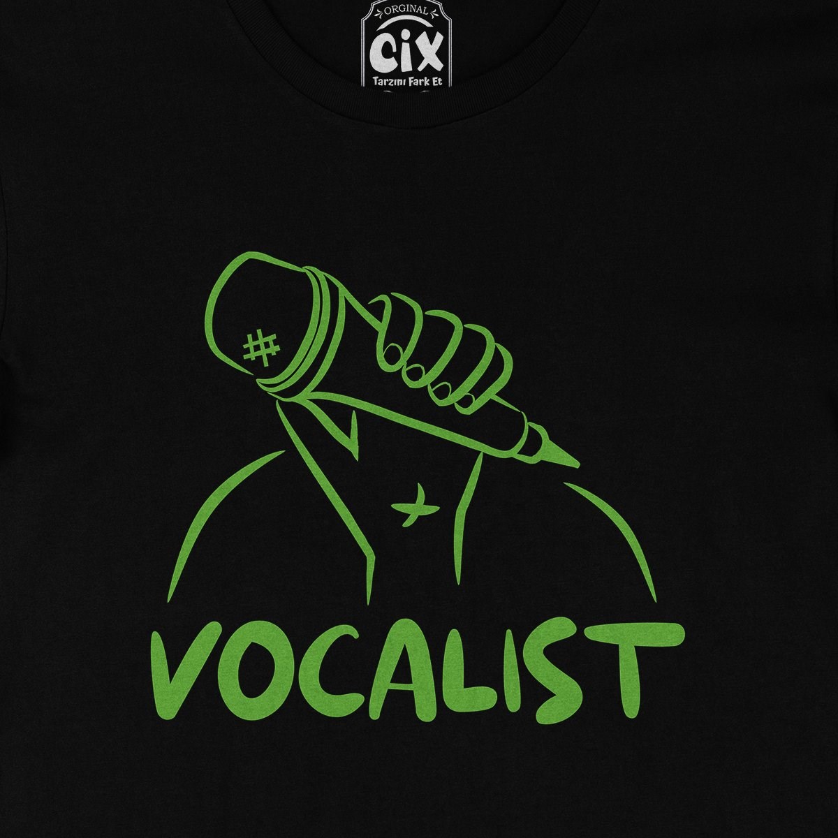 Vokalist Siyah Tişört