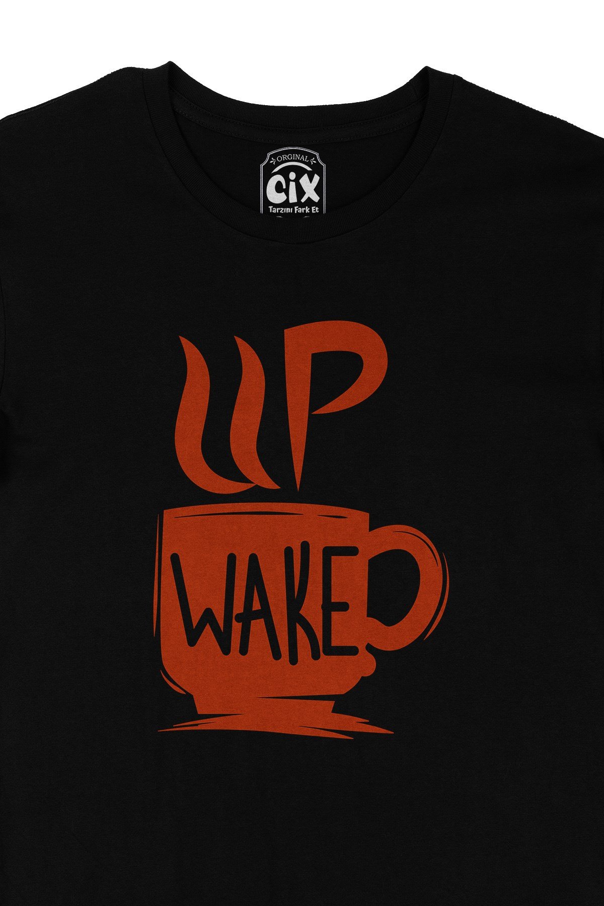Wake Up Siyah Tişört