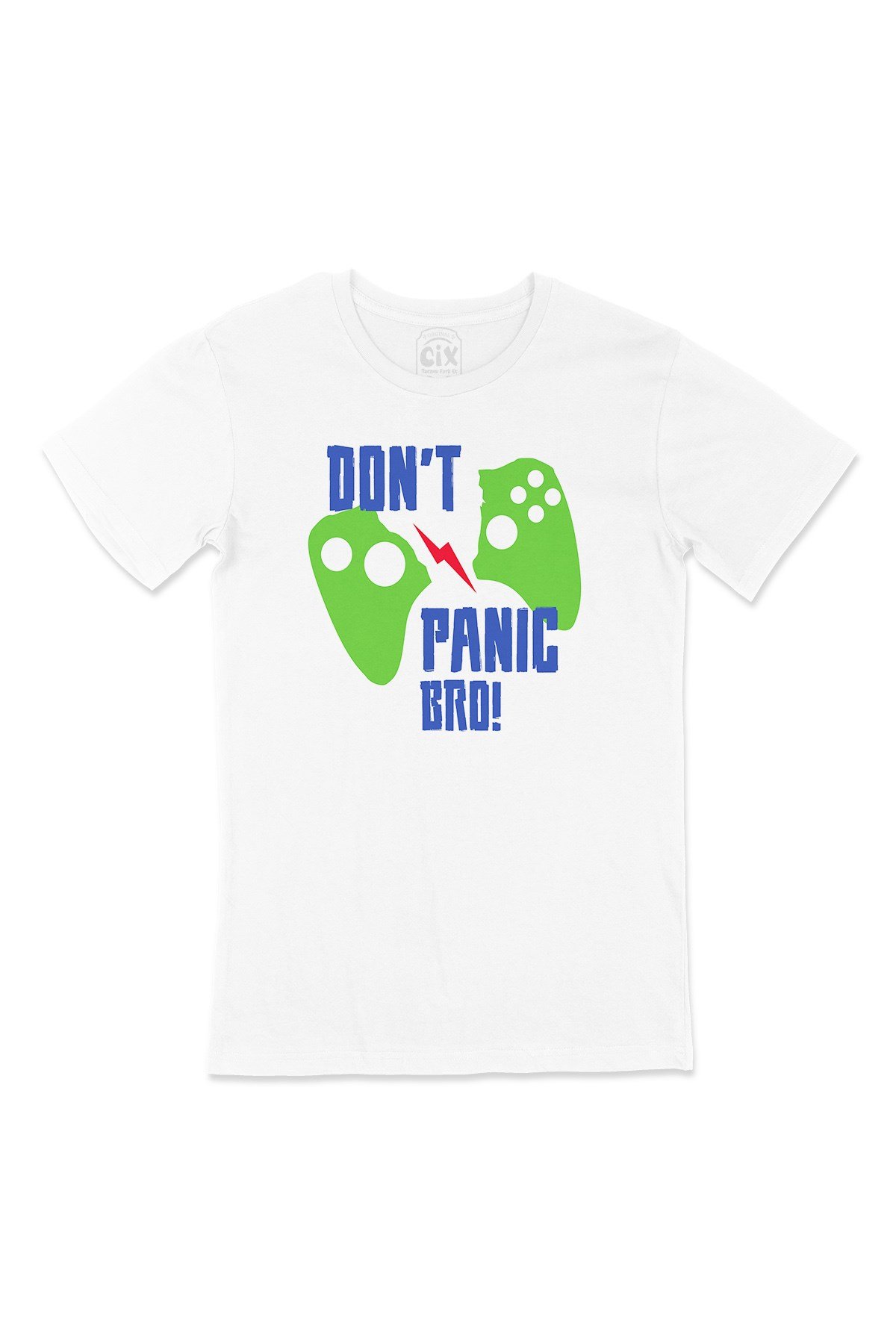 Yeşil Don't Panic Bro Tişört