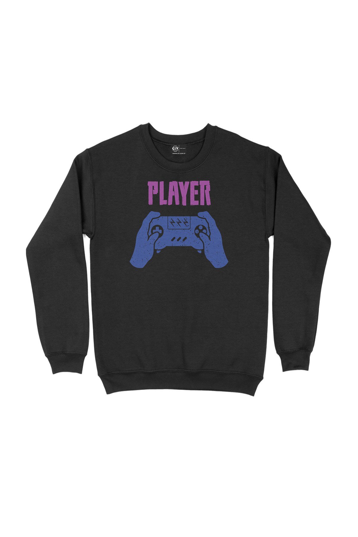 Yeşil Player One  Siyah Sweatshirt