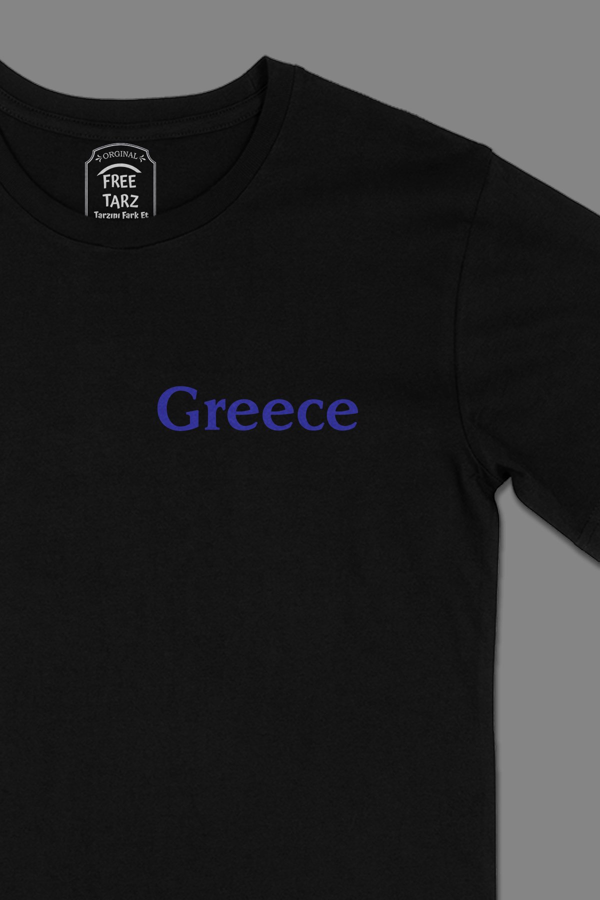 Yunanistan Greece Cep Tasarımlı Siyah Tişört Yunanistan Greece Cep Tasarımlı Siyah Tişört - Ücretsiz Kargo