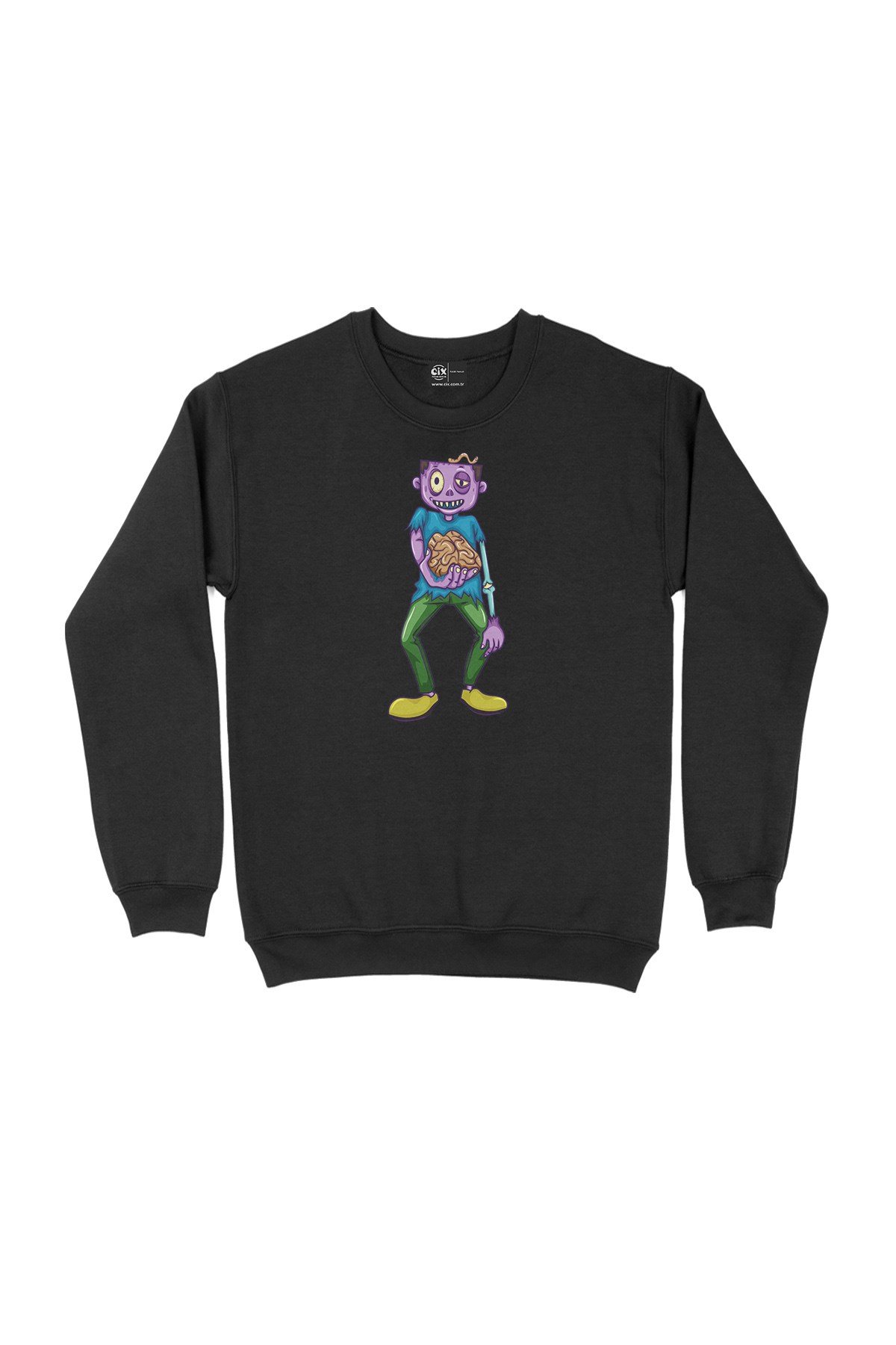 Zombies Boy Siyah Sweatshirt