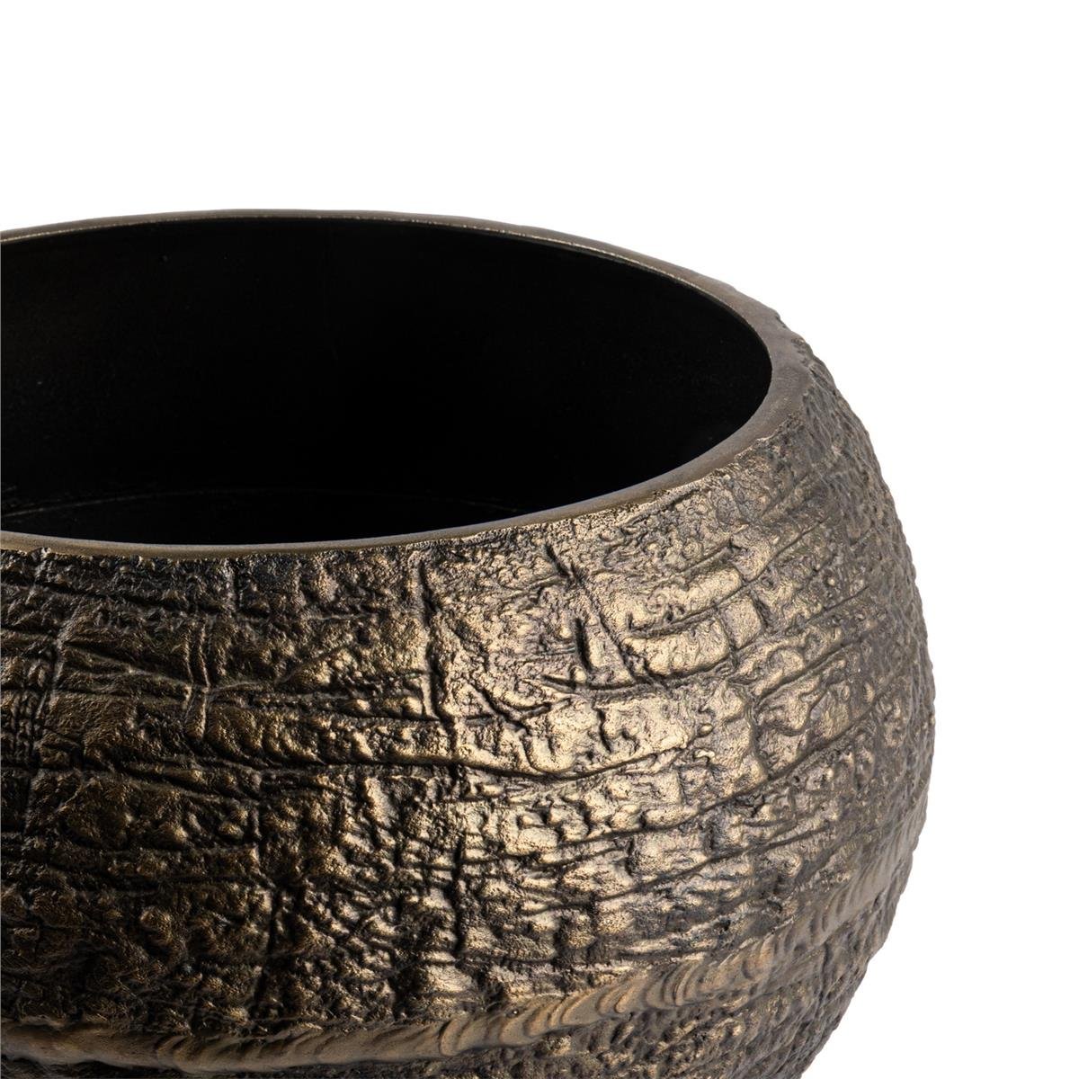 Antik Bronz Dekoratif Saksı 36*36 cm