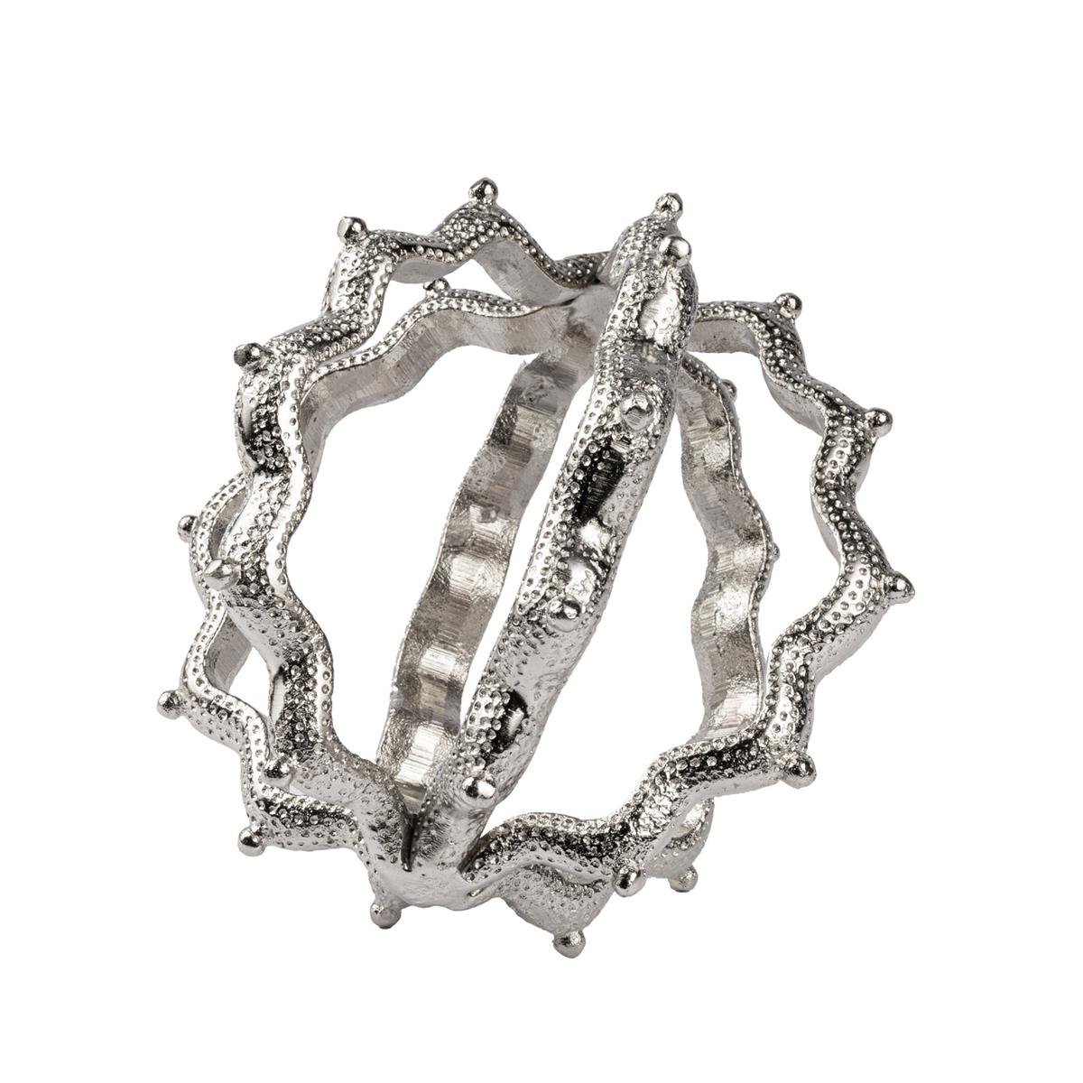 Antik Gümüş Halka Obje 15*15 cm