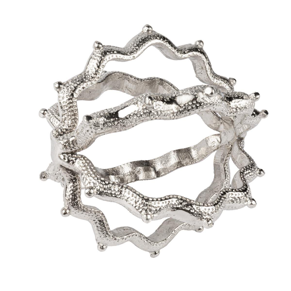 Antik Gümüş Halka Obje 15*15 cm