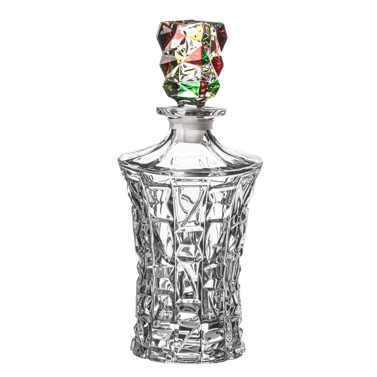 Clear Renkli Cam Şişe 30 cm 600 ml